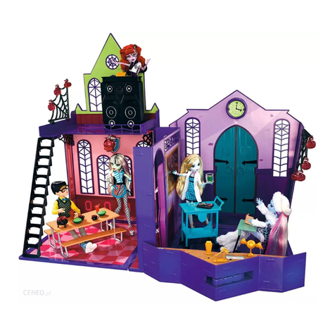 Mattel MONSTER HIGH X3711 instructions