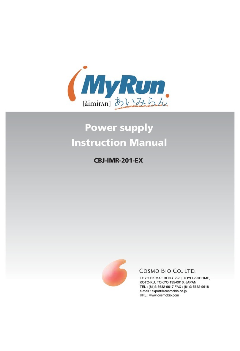 Cosmo Bio My Run CBJ-IMR-201-EX instruction manual