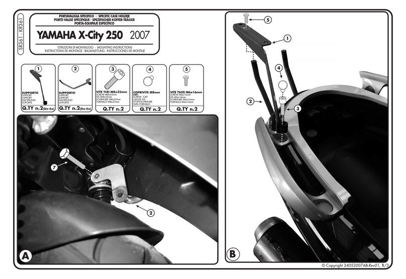 GIVI SR361 Mounting instructions