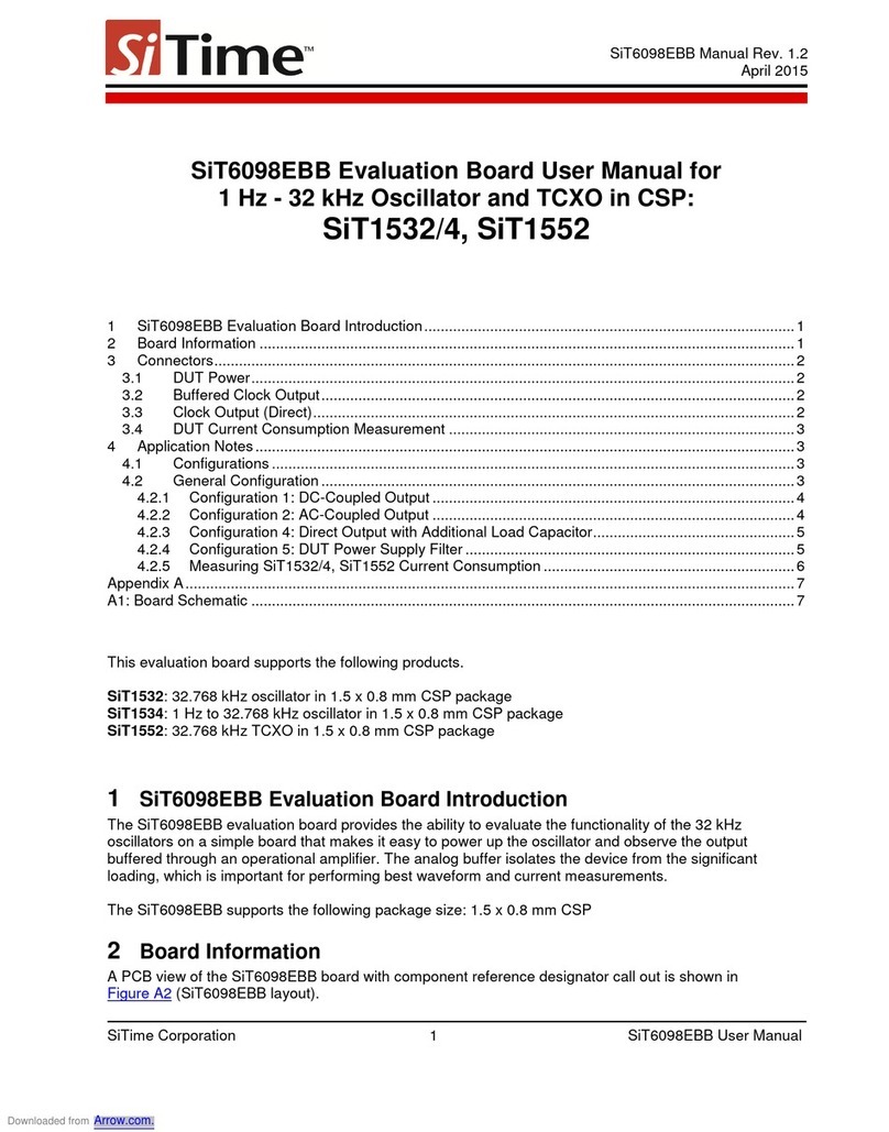 SiTime SiT6098EBB user manual