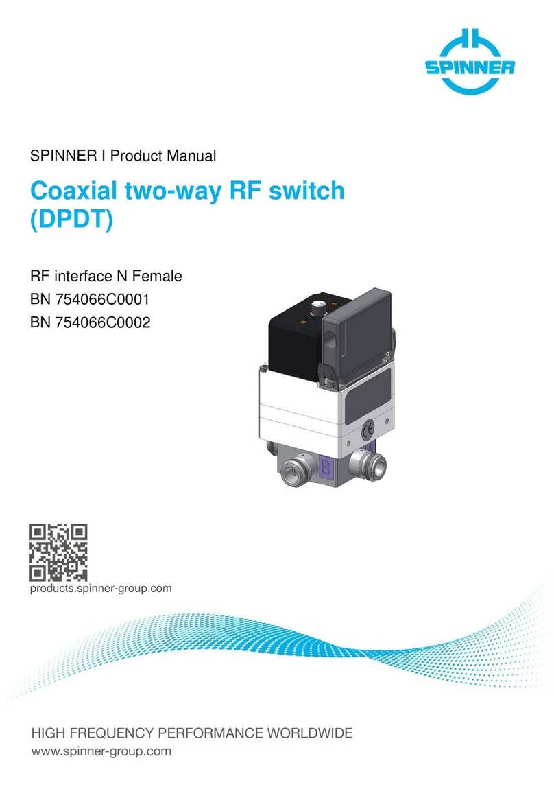 Spinner BN 754066C0001 product manual