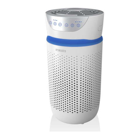 HoMedics TOTALCLEAN QS-APT20 quick start guide