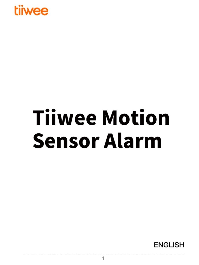 Tiiwee Motion Sensor Alarm manual