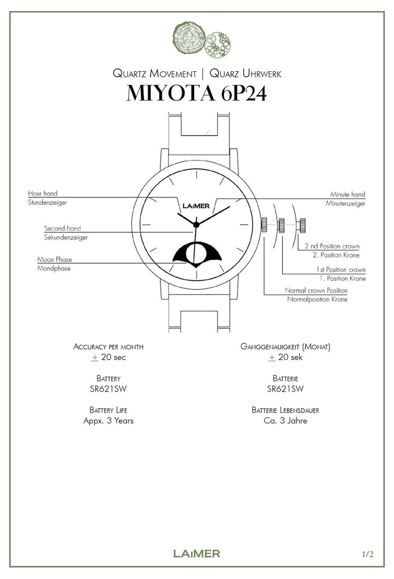Citizen 6P24 instruction manual