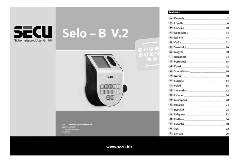 Secu Selo-B V.2 operating instructions