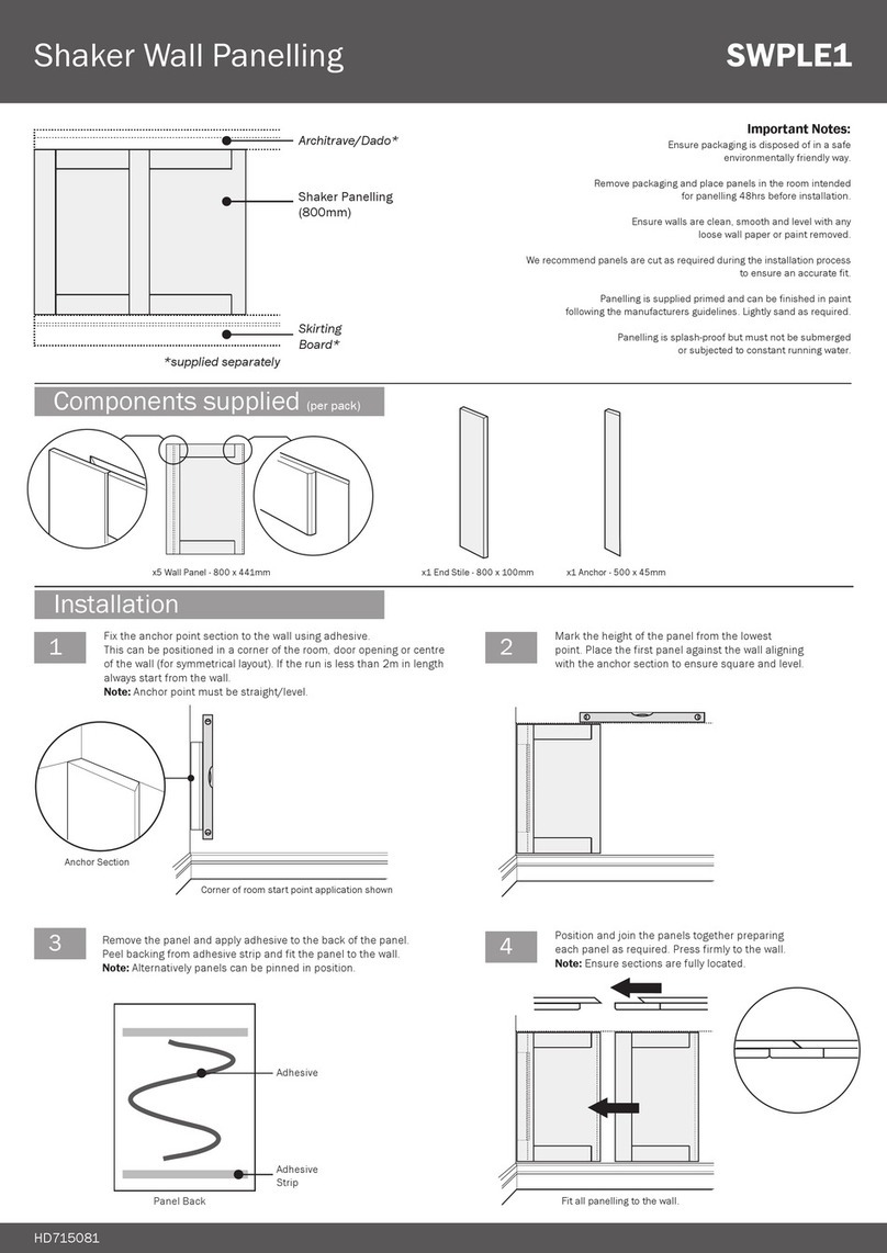 Howdens SWPLE1 User manual