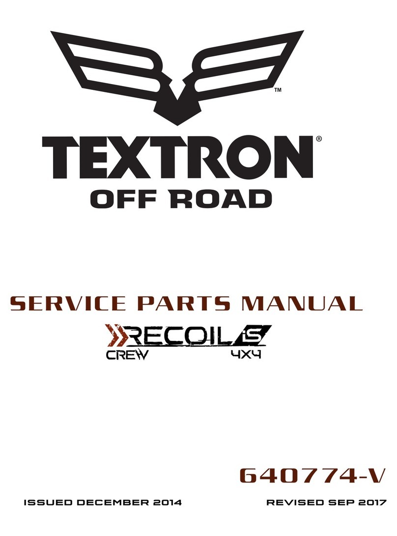 Textron Off Road RECOIL iS CREW Service & parts manual
