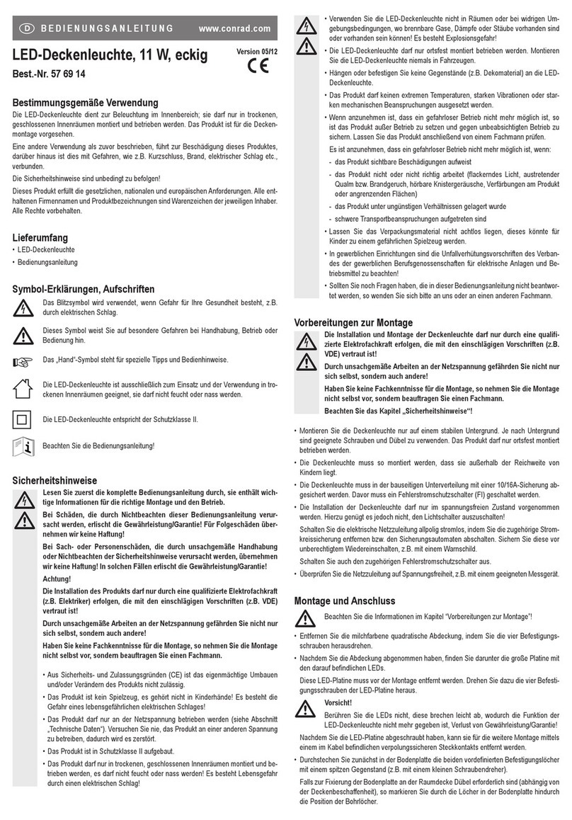 Conrad 57 69 14 User manual