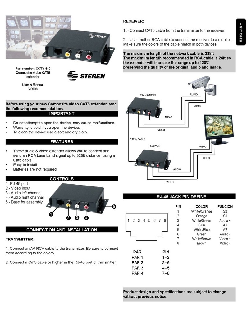 Steren CCTV-410 User manual