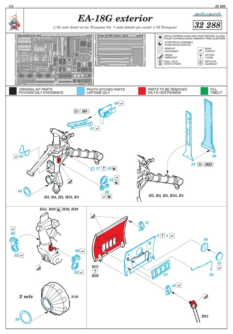 Eduard EA-18G exterior quick start guide Eduard EA-18G exterior quick start guide
