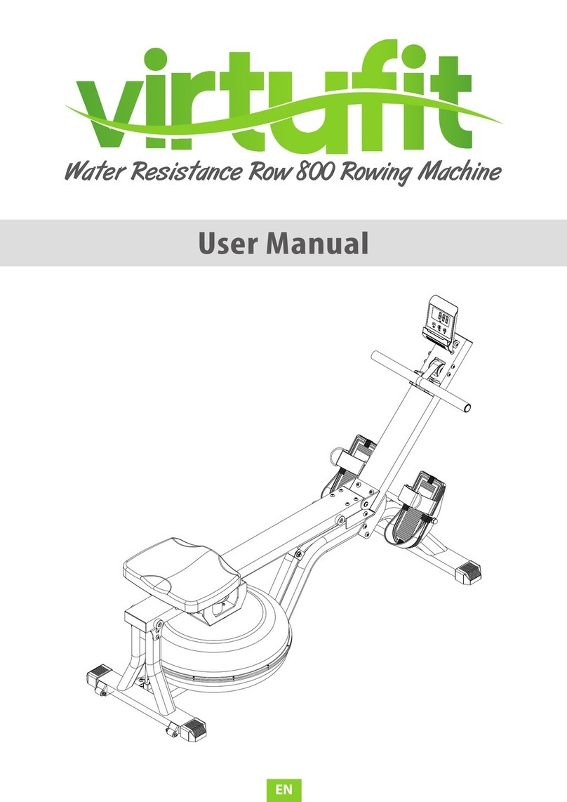 VIRTUFIT Water Resistance Row 800 user manual