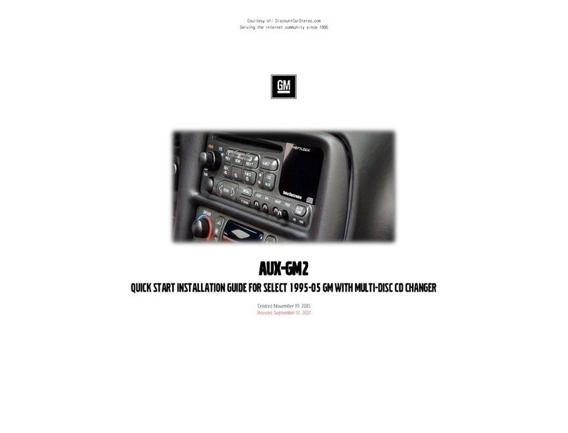 GMC AUX-GM2 Instruction Manual