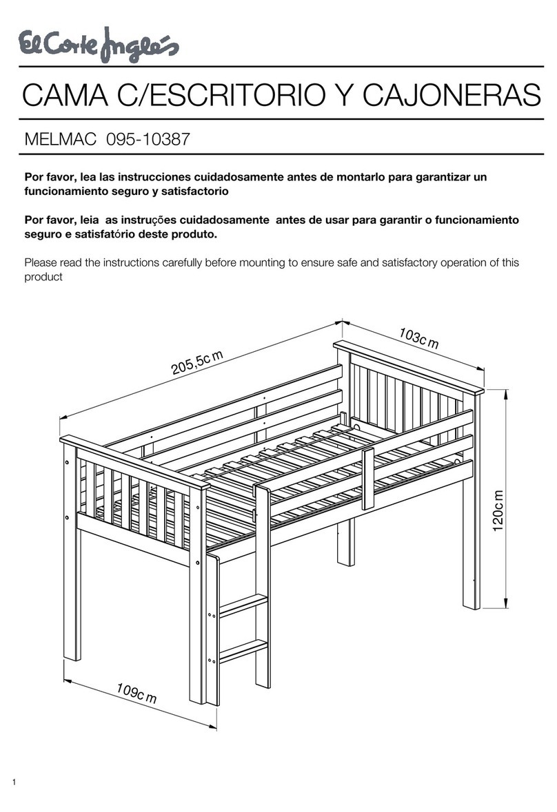El Corte Inglés 095-10387 Assembly instructions El Corte Inglés 095-10387 Assembly instructions