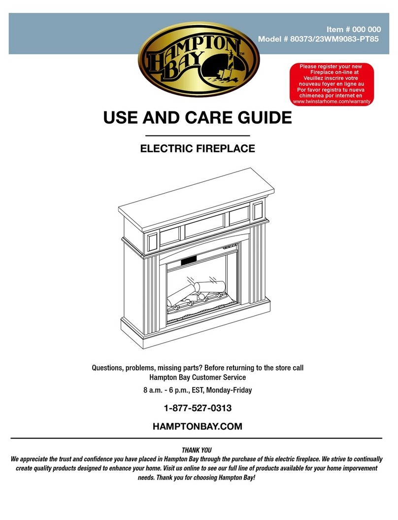 HAMPTON BAY 23WM9083-PT85 User manual
