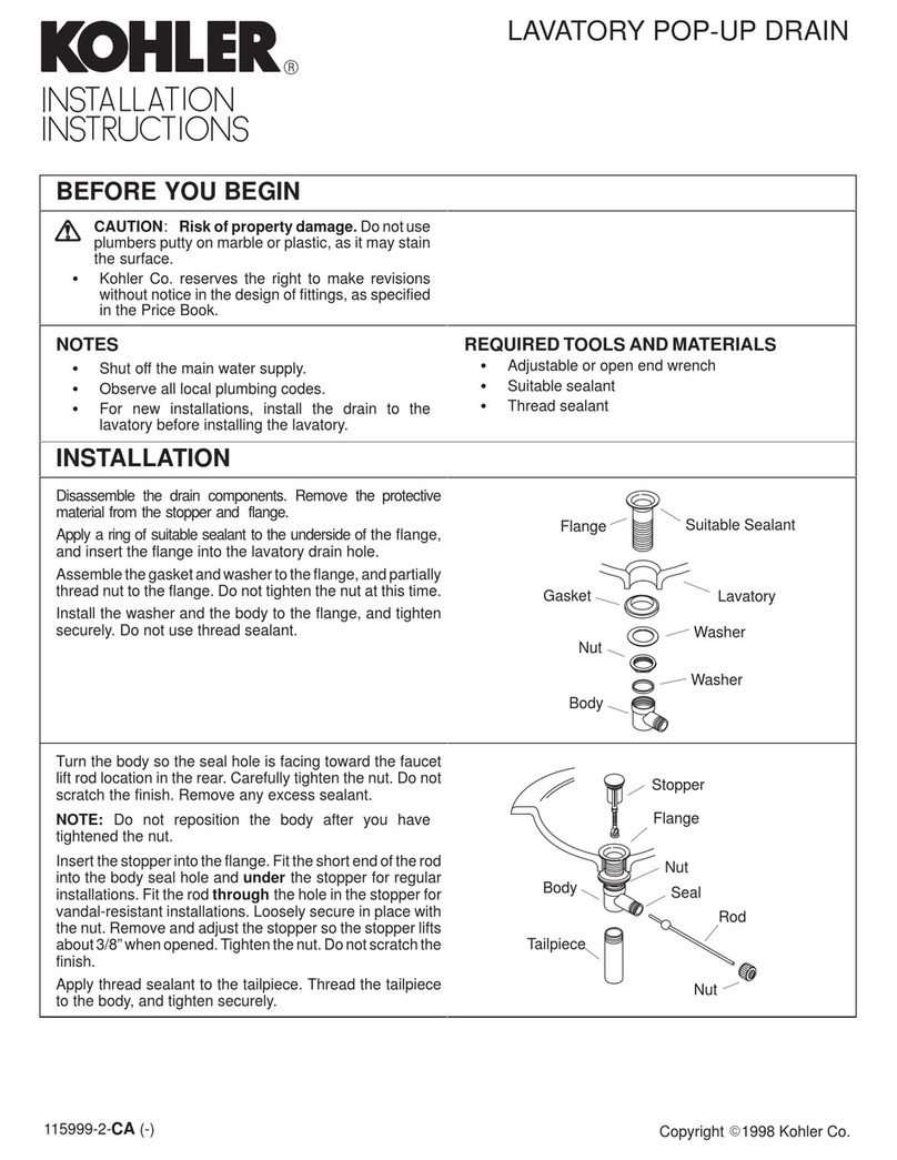 Kohler K-78172-BN User manual