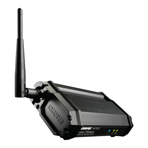 Shure AXT610 ShowLink manual