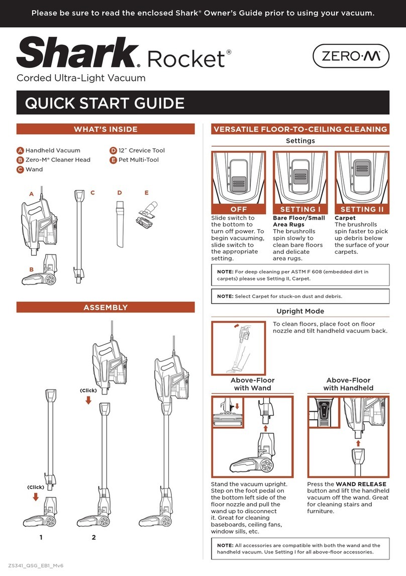 SharkNinja Operating Rocket quick start guide