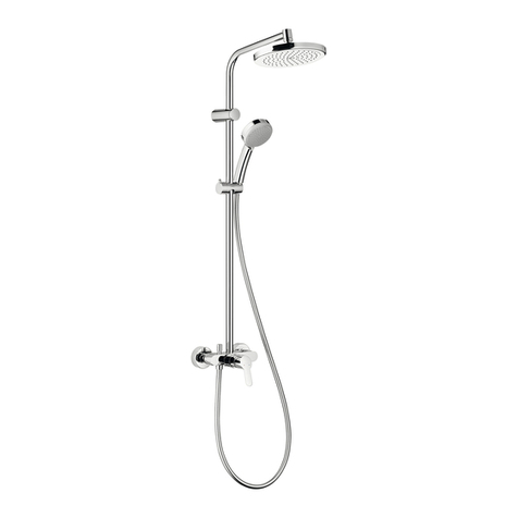Hans Grohe Verso 220 Showerpipe Series Instructions for use/assembly instructions