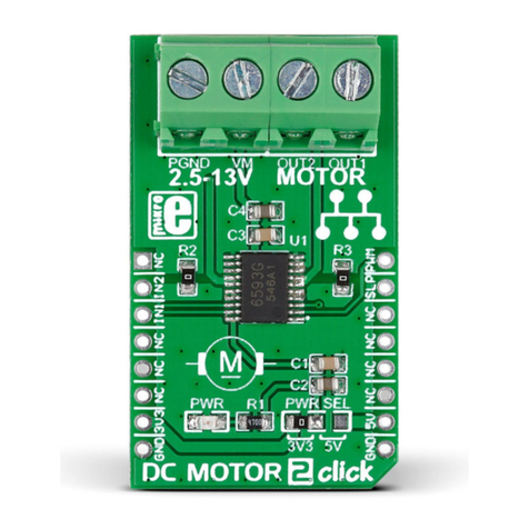mikroElektronika DC MOTOR 2 click User manual