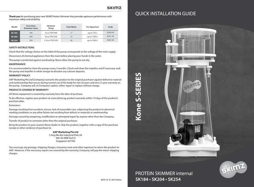 Skimz Kone S Series Quick installation guide Skimz Kone S Series Quick installation guide
