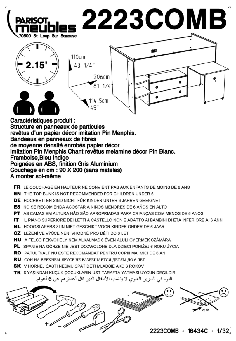 Parisot Meubles 2223COMB User manual