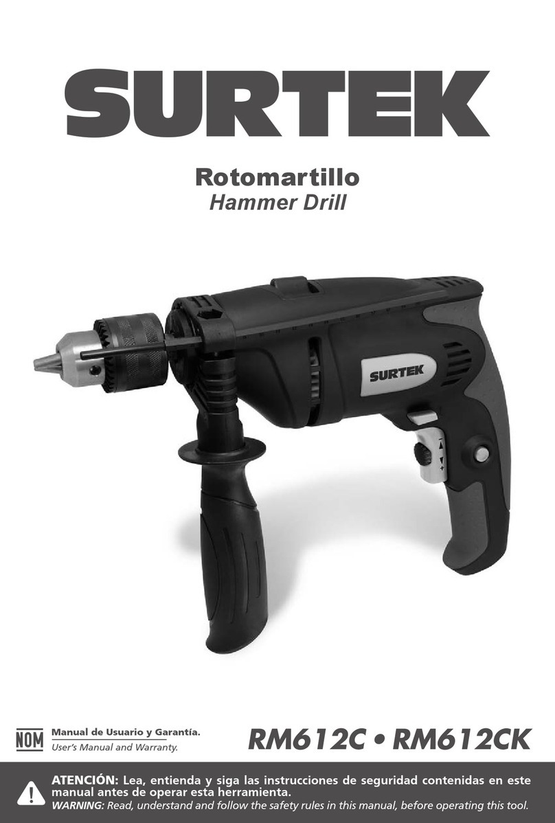 Surtek RM612C Owner's manual and warranty