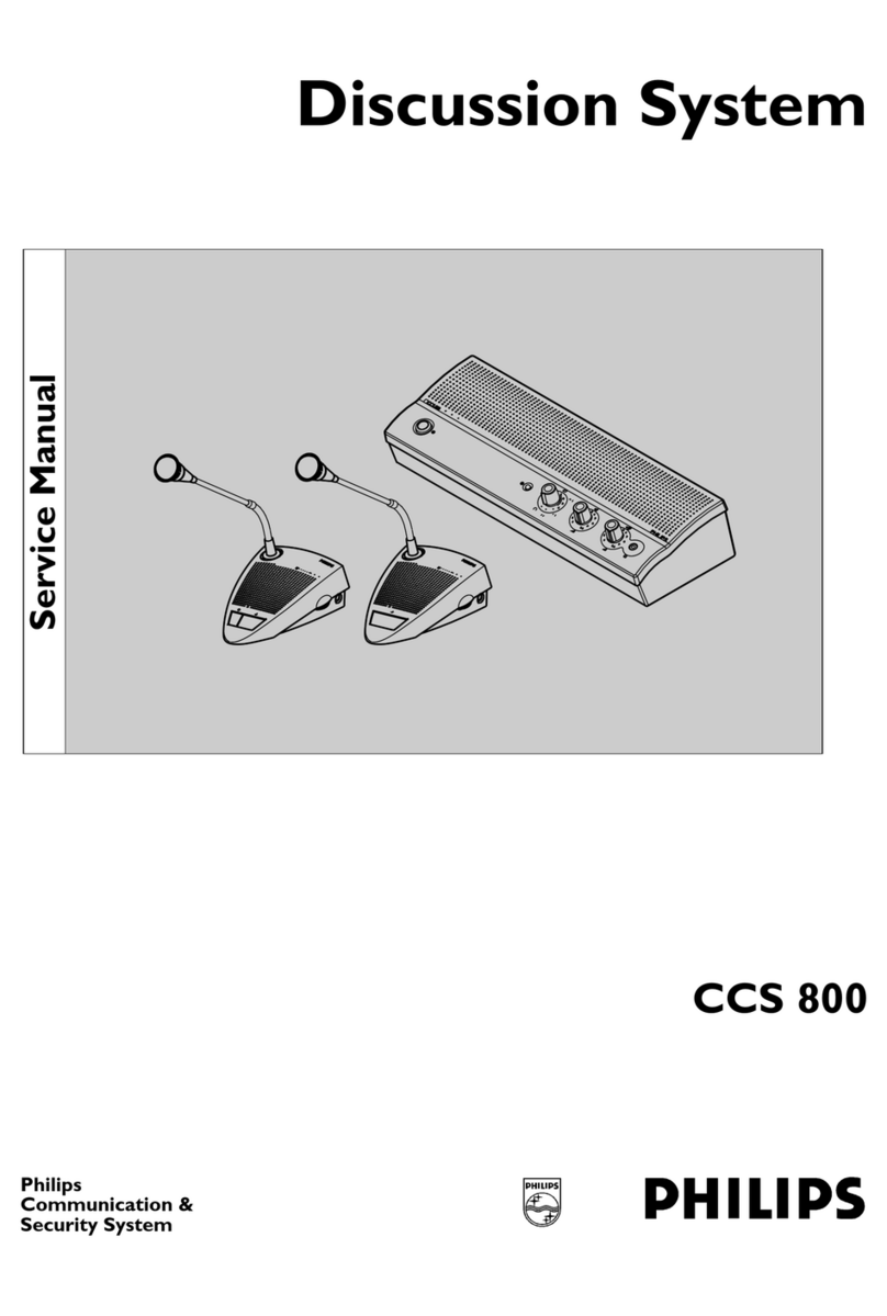 Philips CCS 800 Service manual