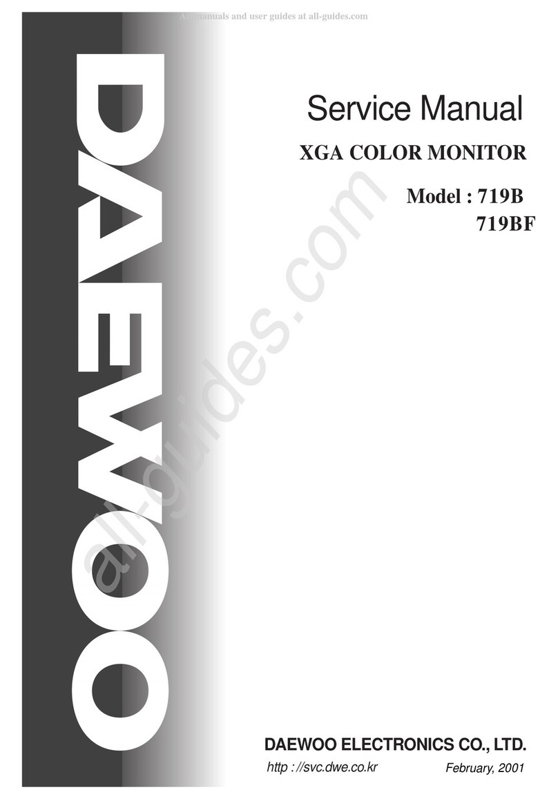 DAEWOO ELECTRONICS 719B User manual