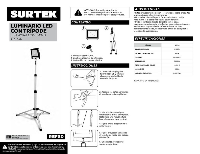 Surtek REF20 User manual
