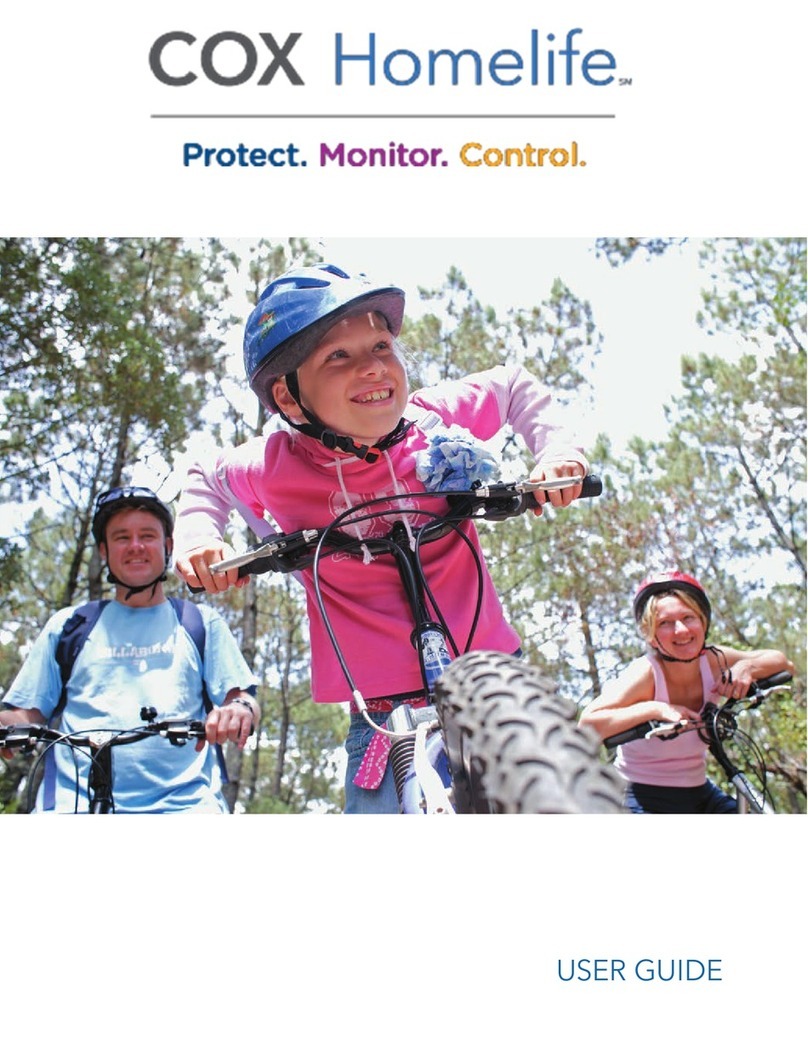COX Homelife user guide