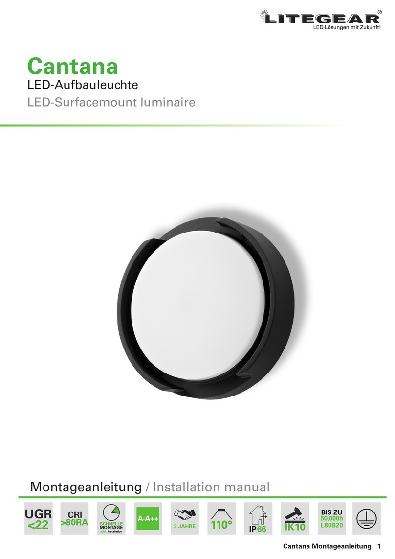 LiteGear Cantana installation manual LiteGear Cantana installation manual