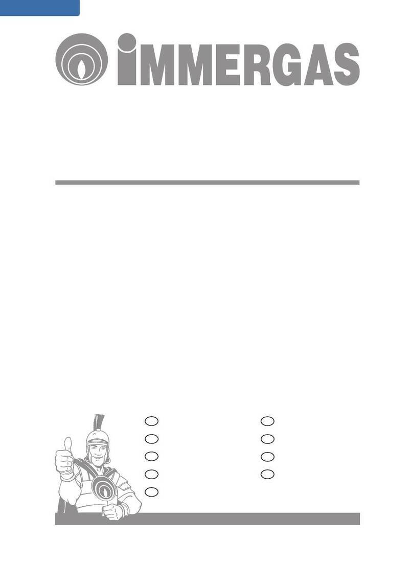 Immergas VICTRIX 26-2 Instruction booklet and warning