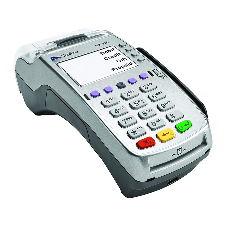 VeriFone Vx-520 Series APACS 40 User manual