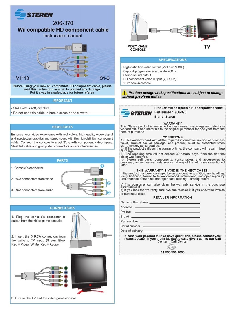 Steren 206-370 instruction manual