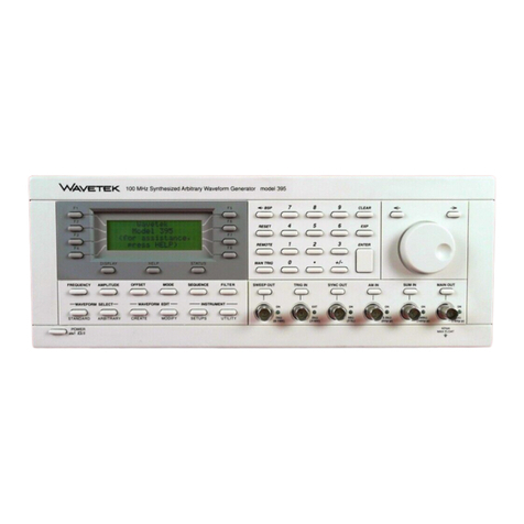 Fluke Wavetek-Datron 395 Instruction Manual