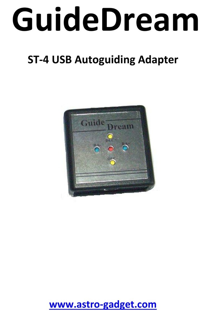 AstroGadget GuideDream ST-4 quick start guide