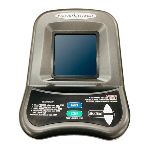 Vision Fitness R2150 Calibration guide