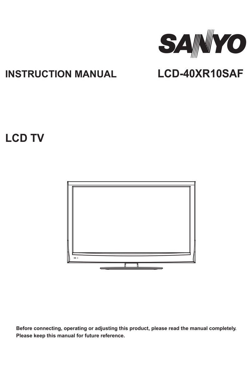 Sanyo LCD-40XR10SAF User manual Sanyo LCD-40XR10SAF User manual