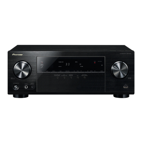 Pioneer VSX-424-K User manual Pioneer VSX-424-K User manual
