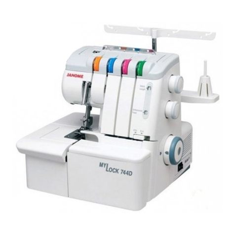 Janome My Lock 744D User manual