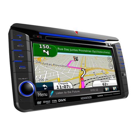 Kenwood DNX649VBT User manual