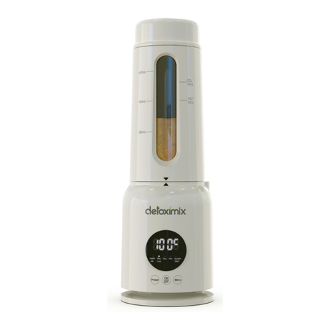 NATURE & DECOUVERTES detoximix user manual