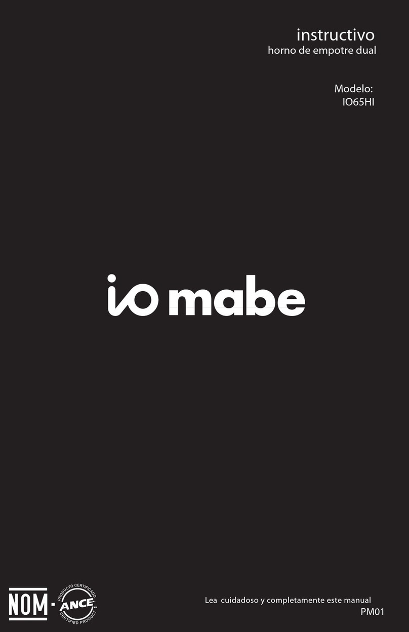 IO Mabe IO65HI instruction manual