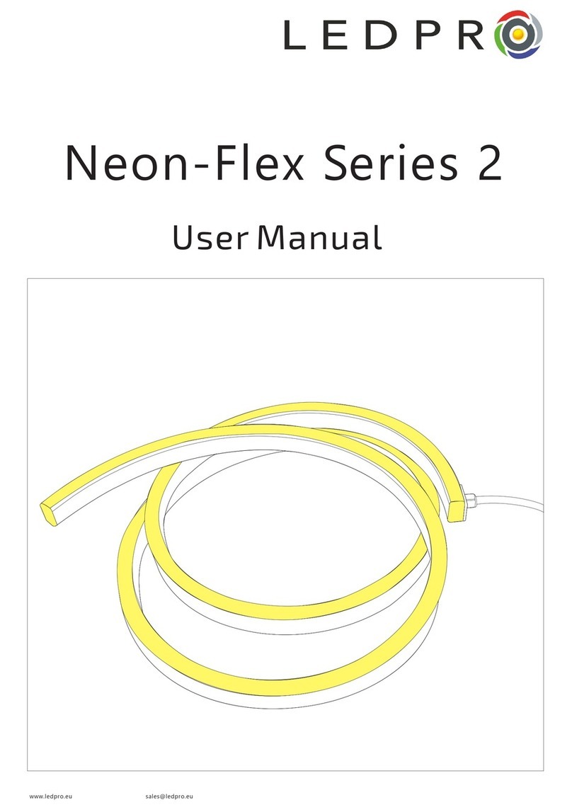 led pro Neon-Flex 2 Series user manual