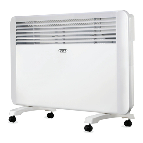 Defy DHC 7220 W instruction manual
