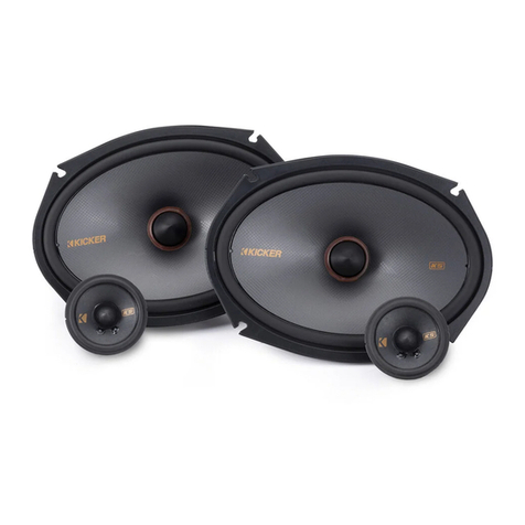 Kicker KSS269 User manual