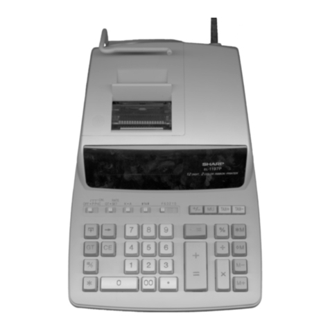 Sharp EL-2631L User manual