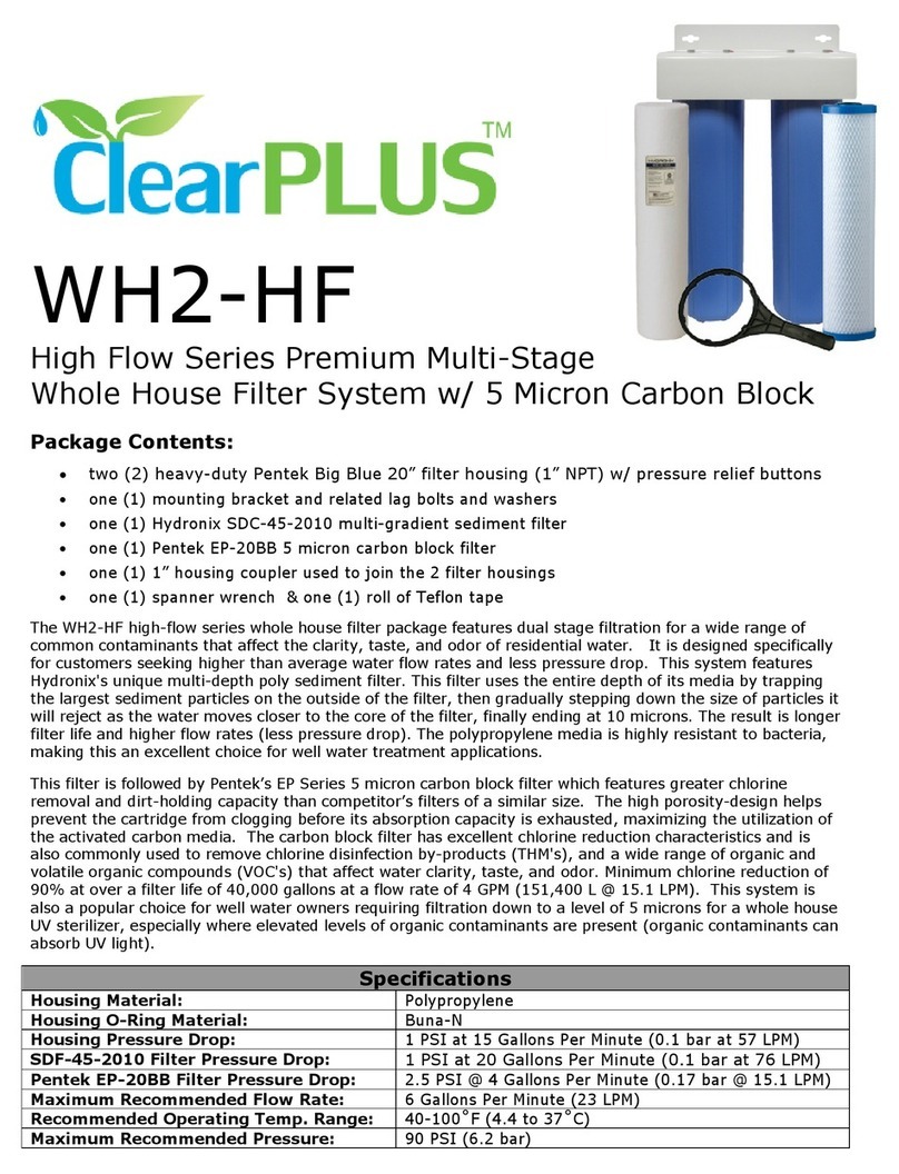 ClearPlus WH2-HF User manual