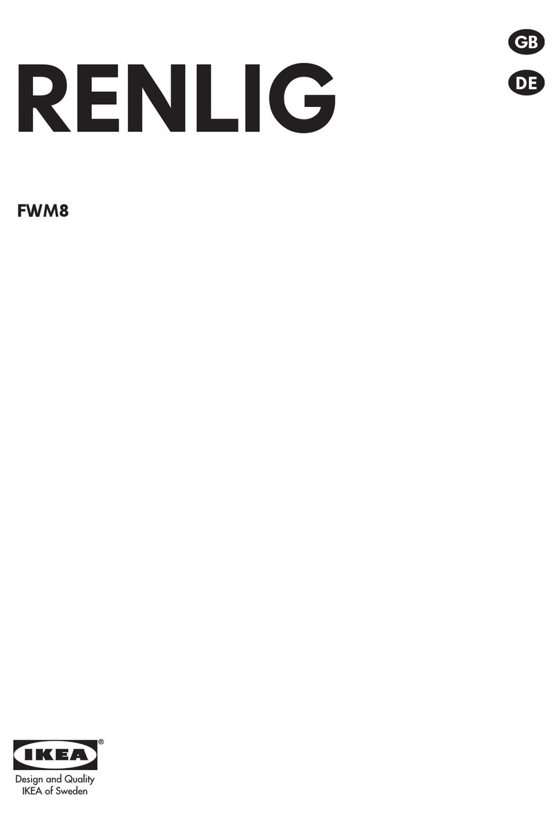 IKEA RENLIG FWM8 manual