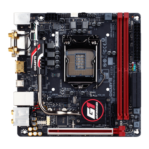 Gigabyte GA-Z170N-Gaming 5 User manual